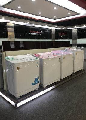 China Máquina de lavar semi automática gêmea branca toda da cuba da grande capacidade de Eco em um OEM fornecedor