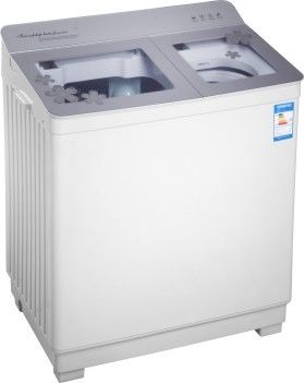 China máquinas de lavar superiores eficientes do carregador da água da cuba 13kg dois com o painel escondido dos botões fornecedor