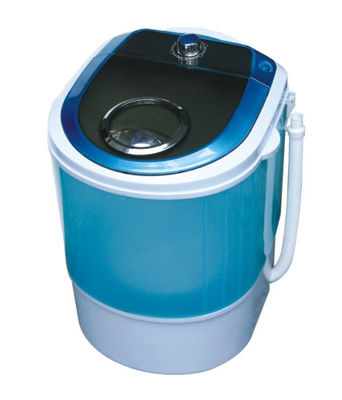 China Única máquina de lavar quieta portátil azul da cuba com secador tampa plástica transparente de 2,8 quilogramas fornecedor