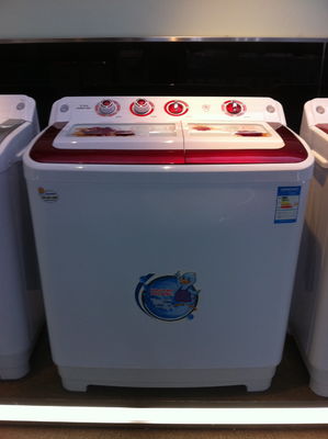 China Embutimento colorido semi automático superior da decoração da máquina de lavar 12kg da carga da cuba dobro fornecedor