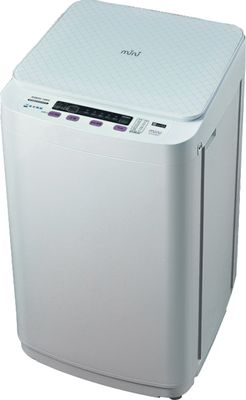 China Mini máquina de lavar da carga superior com cor cor-de-rosa e branca da tampa de vidro da cuba inoxidável fornecedor